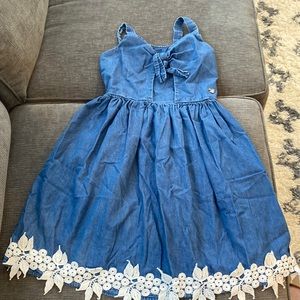 BEBE GIRLS Jean Dress with Flower Detail!!!